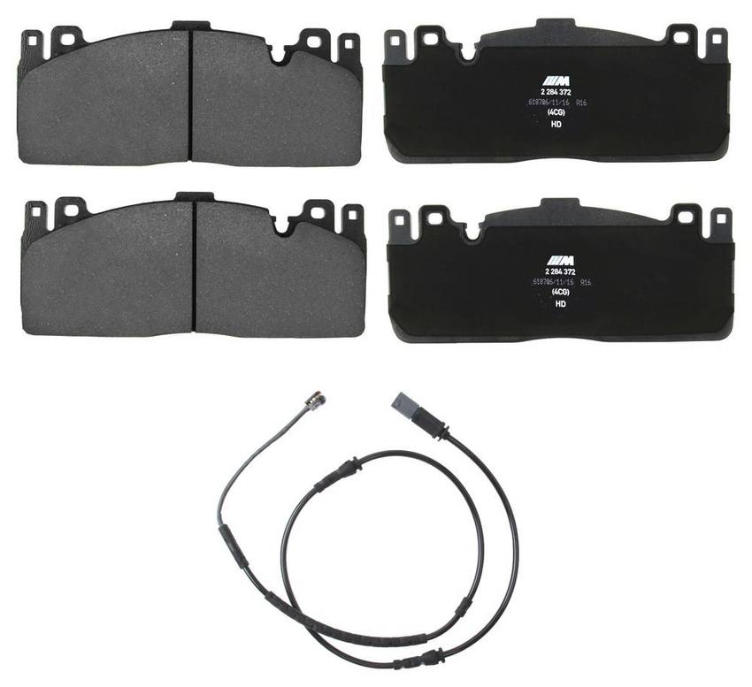 BMW Disc Brake Pad Set - Front (w/ Sensor)